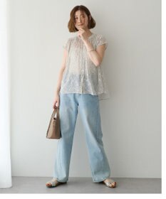 YECCA VECCA シアードット柄ブラウス