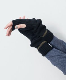 TRICOTE LINE RIB ARM WARMERS／ラインリブアームウォーマー