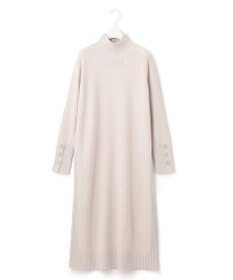ICB 【WEB限定カラーあり・洗える】 ソフトカシミヤミックス ハイネックワンピース