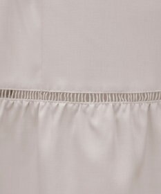 Tiaclasse L 【洗える】はしごレースフレアスリーブチュニックブラウス