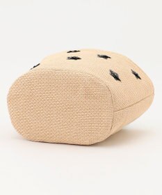 組曲 スパンコールカゴバッグ