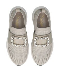 Bridget Birkin 【Bridget Birkin】ビジューバックルニットスニーカー