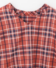 ANY 【洗える】イージーケアチェック ブラウス