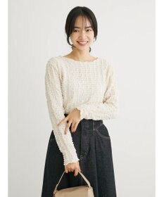 Green Parks ・ＲＡＹ　ＣＡＳＳＩＮ　フクレジャカードプルオーバー