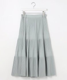 ANY SIS L プリーツ切替 スカート