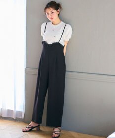 Feroux フリルデザイン・サス付きパンツ