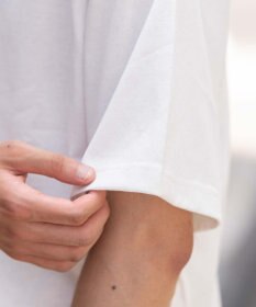 WEGO 【ユニセックス着用ITEM/MLサイズ展開】リラックスフィットヘンリーネックT（SS）