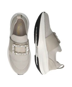 Bridget Birkin 【Bridget Birkin】ビジューバックルニットスニーカー