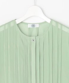 J.PRESS LADIES S シアードライトリコット フレアタック カットソー