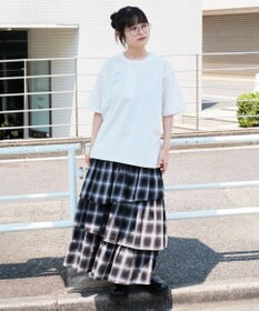 WEGO 【ユニセックス着用ITEM/MLサイズ展開】リラックスフィットヘンリーネックT（SS）