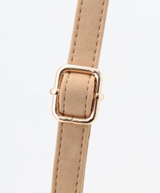 組曲 スエードライク トップハンドルバッグ