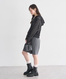 earth music&ecology レースパーカー