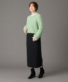 ANY カーリーファンシーニット