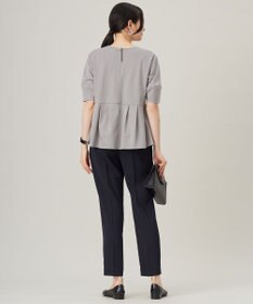 自由区 L 【セットアップ対応・接触冷感・UVケア・洗える】ライトストレッチテーパード パンツ