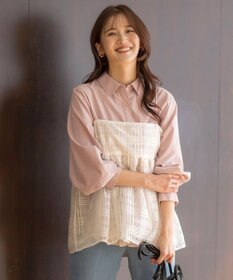 ANY SIS 【洗える】ラッセルレース キャミソール