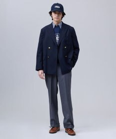 J.PRESS MEN 【J.PRESS ORIGINALS】【UNISEX】Wool Polyester Stretch Toropical 4B Blazer / Baggy-Fit