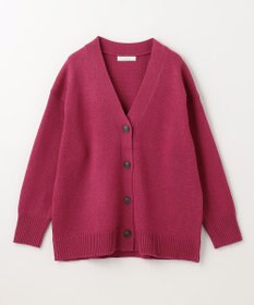 ANY 【洗濯機可】ラムウールVネック カーディガン