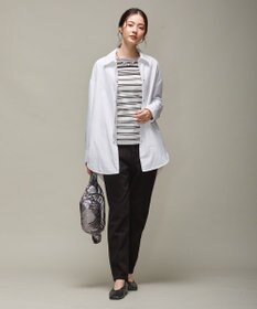 ICB 【洗える】 ハイブリッドボーダー ニットプルオーバー