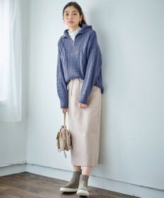 ANY L シアータートルネック