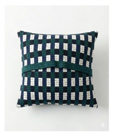 TRICOTE チェック柄ピクセルクッションカバー