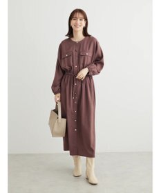 Green Parks ・ＥＬＥＮＣＡＲＥ　ＤＵＥ　イロイロ釦ドロストワンピース