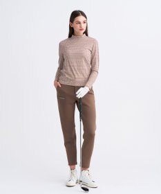 23区GOLF 【WOMEN】モノグラムプリントモックネック