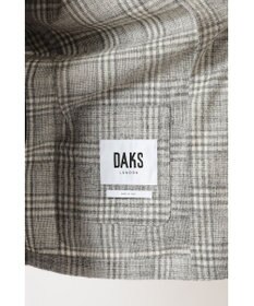 DAKS グレーチェック テーラード オーバーシャツ