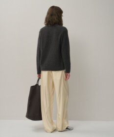 ATON SILK SUEDE | タックイージーパンツ