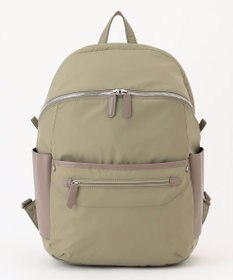 Y'SACCS 【ナイロンタフタ×リサイクルレザー】デイリーリュック