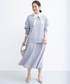 組曲 【WEB限定カラーあり】MINA バックリボンニットプルオーバー