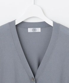 J.PRESS LADIES 【洗える】 シルキーレーヨンストレッチ Ｖネック カーディガン