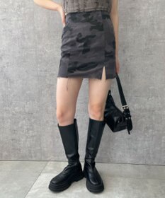 WEGO カモフラージュタイトミニスカート