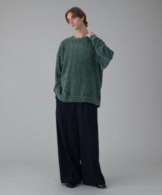 WEGO 【ユニセックス着用ITEM/MLサイズ展開】ベロアモールプルオーバー