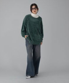 WEGO 【ユニセックス着用ITEM/MLサイズ展開】ベロアモールプルオーバー