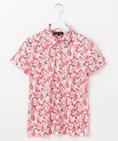 23区GOLF 【WOMEN】【吸水速乾・UVケア】ＳＡＫＵＲＡモチーフプリント 半袖シャツ