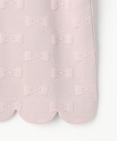 ANY KIDS リボン ジャガード カーディガン