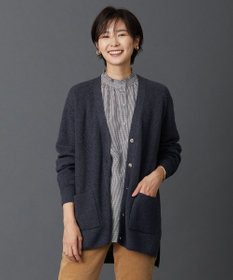 J.PRESS LADIES 【洗える】SEMI WORSTED カーディガン