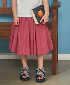 ANY KIDS シャンブレーライクスカート