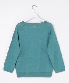 自由区 L ペーパーコットンスクエアネックニット プルオーバー