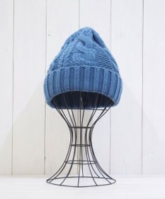 石田製帽 〈新色追加！〉カシミヤニット アラン編みワッチN ニット帽