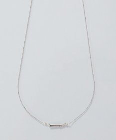 Phoebe 【金属アレルギー対応】ストレートバービジューネックレス　シルバー