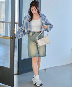 WEGO チェックショートシャツ