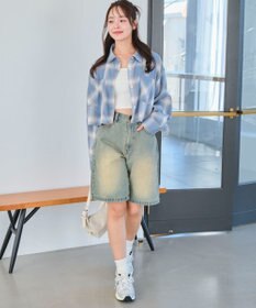 WEGO チェックショートシャツ