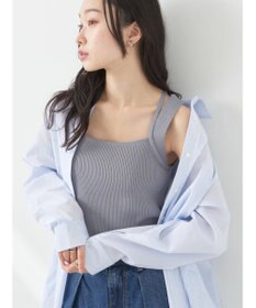 earth music&ecology レイヤードニットタンクトップ