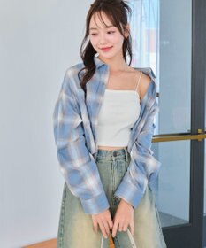 WEGO チェックショートシャツ