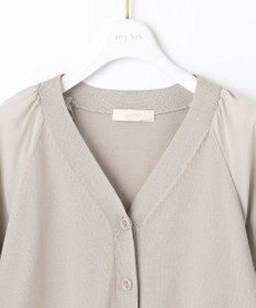 ANY SIS 【洗える】シアースリーブ カーディガン