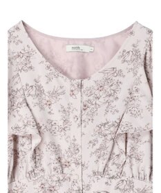 earth music&ecology フラワーフレアワンピース