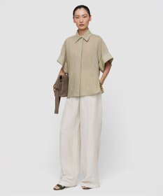 JOSEPH ラミーボイル　ショートスリーブブラウス　JUSTI