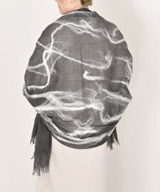 muto ニードルパンチ シルクウールストール