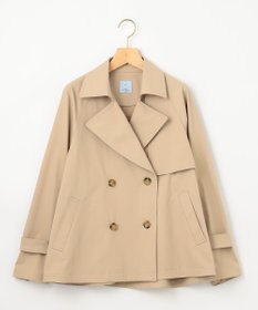 組曲 【WEB限定】コットンライクツイル ショートトレンチコート